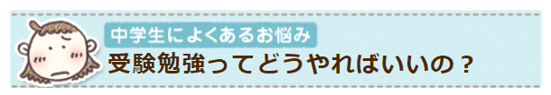 高校受験が心配…。受験勉強って具体的にどうすればいいの？