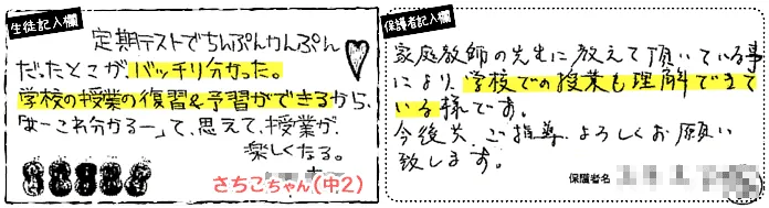 学校の予習･復習ができるから、授業が楽しくなった!!