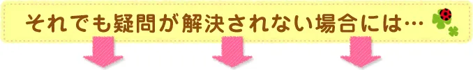 画像：それでも疑問が解決されない場合には…