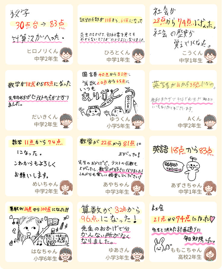 体験の声
