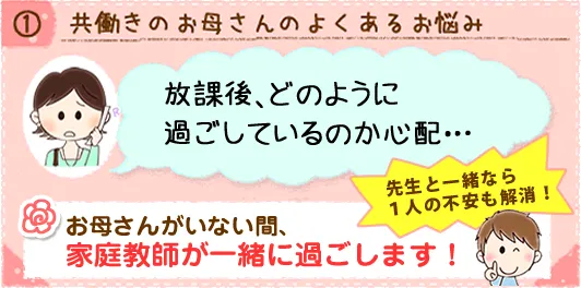 放課後、どのように過ごしてるか心配…