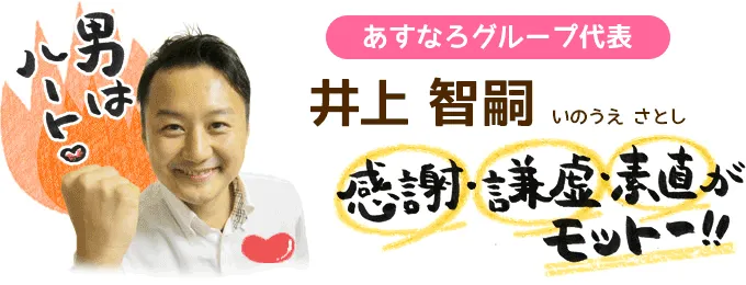 代表・井上智嗣のプロフィール