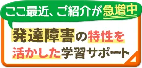 発達障害の特性を活かした学習サポート