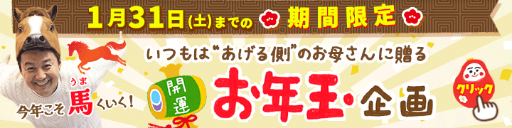 期間限定キャンペーン！【【期間限定キャンペーン】お年玉企画】