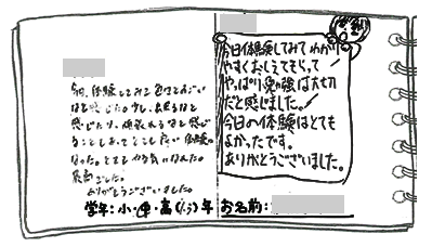 テキスト:喜びの声